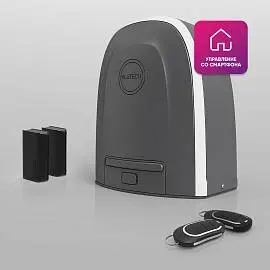 Умный привод для откатных ворот ALUTECH Roteo RTO-500MKIT-Sm + проводные фотоэлементы LM-L + Wi-fi модуль WM-Sm